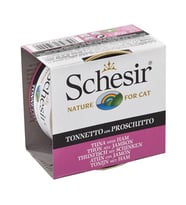 Schesir C140 Jelly Ton Balıklı ve Jambonlu Jöleli Kedi Konservesi 85 Gr