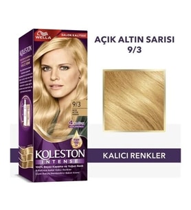 Koleston Intense Saç Boyası 9/3 Açık Altın Sarısı