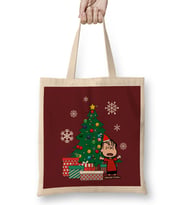 Linus Van Pelt Around The Christmas Tree Peanuts Bez Çanta Uzun Saplı