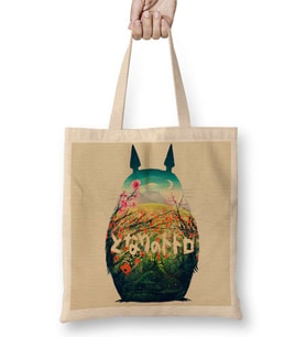 Forest Dream Totoro Bez Çanta Uzun Saplı