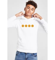 Squid Game Dalgona Candy Beyaz Çocuk 3ip Kapşonlu Sweatshirt