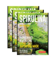 DERMAL Nem ve Canlandırıcı Spirulina Maskesi 25gr 3'lü Set