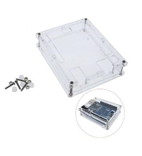Arduino Uno R3 şeffaf muhafaza akrilik kutu