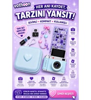 4k Çantalı Dijital Retro Video Kamera 48mp 16x Zoom Işıklı (32gb) Kart Dijital Fotoğraf Makinesi Mavi
