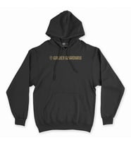 Golden Guardians Siyah Kapşonlu Sweatshirt Hoddie