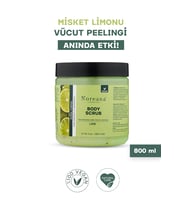 Noreana Misket Limon Özlü Body Scrub Ferhlatıcı Nemlendirici Arındırıcı Vücut Peelingi 800 ml