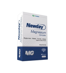 Newday Magnezyum Complex 60 Kapsül