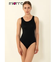 Modal Kalın Askılı Çıtçıtlı Body (Siyah)