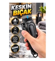 Suya Dayanıklı Şarjlı Tıraş Makinesi Keskin Bıçaklı Dijital Göstergeli