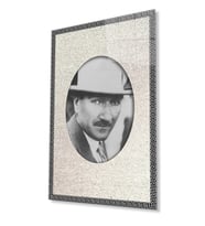 Atatürk Cam Tablo 4 mm Dayanıklı Temperli Cam