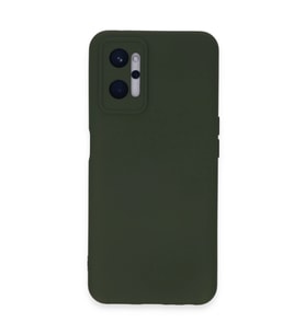 Realme 9i 4g Kılıf Nano İçi Kadife Silikon - Koyu Yeşil