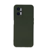 Realme 9i 4g Kılıf Nano İçi Kadife Silikon - Koyu Yeşil