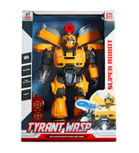 Toycraft Sarı Ok Atan 40 Cm Uzaktan Kumandalı Pilli Işıklı Ve Sesli Robot (Ürün Dönüşmez)