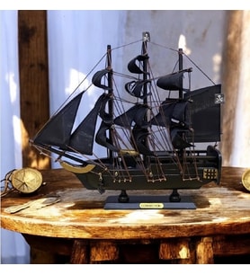 The Black Pearl – Ahşap El Yapımı Korsan Gemisi 15CM