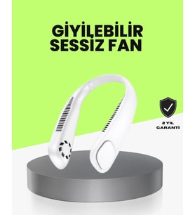Mey İthalat® Bıçaksız Güvenli Tasarımlı Sessiz Boyun Fanı