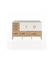Kronos Konsol 4 Raflı 6 Çekmeceli 3 Kapaklı 176x59x99 Aytaşı-Aytaşı/Çam