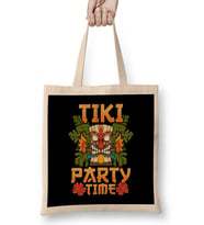 Adorable & Cute Tiki Party Time Island Luau Bez Çanta Uzun Saplı