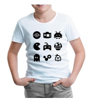 Oyun Logo - 90's Beyaz Çocuk Tshirt