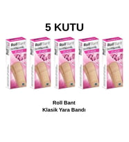 Roll Bant Klasik Yara Bandı 10 Adet (5 Kutu)