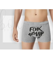 BK Gift Fcuk Tasarımlı Erkek Boxer Serisi Yıl Dönümü Hediyesi, Doğum Günü Hediyesi-1