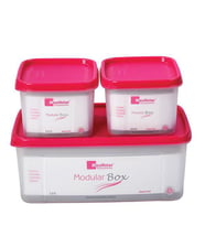 Moon star Modüler Hava Sızdırmaz Saklama Kabı-2,5LT+2X0,65LT-MS-08