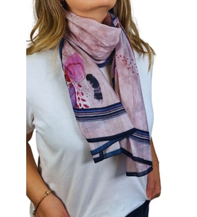 Sharmony Soft Pink Pamuklu Şal