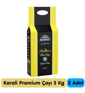 Karali Premium Filiz Çay 3 Kg 2 Paket