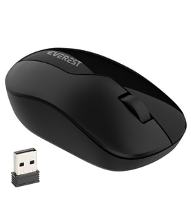 SMW-973 Kablosuz Optik Mouse 1200 DPI Siyah - 5 Metre Menzil