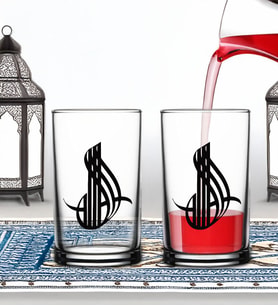 BK Gift Ramazan 2'li Şerbet Bardağı -4, Arkadaşa Hediye, Sevgiliye Hediye, Eşe Hediye