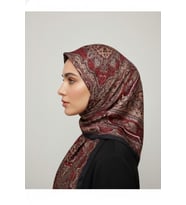 Scarf İpek Görünümlü Etnik Esinti Şal