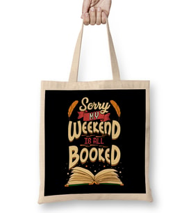 Sorry My Weekend Is All Booked Obsessed Reader Bez Çanta Uzun Saplı