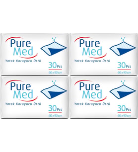 Puremed Hasta Yatak Koruyucu 60*90Cm 120 Adet (4PK*30)