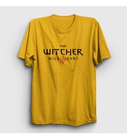 Presmono Unisex Sarı Wild Hunt Dizi Witcher T-Shirt 327698tt (Sarı)