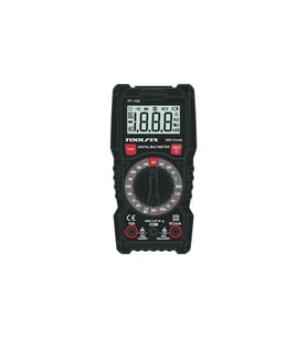 Toolfıx TF-133 Işıklı Dijital Multimetre (Siyah)