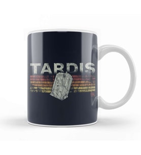 Retro Tardis Kupa Bardak Porselen