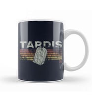 Retro Tardis Kupa Bardak Porselen