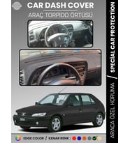 PEUGEOT 306 (1997-2002) Torpido Örtüsü Ön Göğüs Koruma Torpido Koruma Birebir Uyum Kaymaz Özel Kesim
