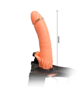 River World 20 cm'lik Belden Bağlanabilen ve Titreşimli Pe nis Gerçekçi Protez