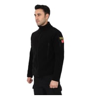 Siyah Taktik Polar Hırka Outdoor Askeri Taktikal Polar