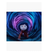 Coraline Tüneli Tablo Ahşap Poster Dekoratif