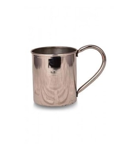 Turna Bakır Cup Bardak 2 No Düz 450 Ml Nikel Turna0452-2