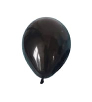 Balon Metalik Siyah Balon - 10 adet