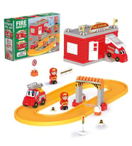 İtfaiye Yol Seti - Lego Oyuncağı - Lego Setleri - Bloklar - Lego Seti - Yarış Seti