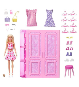 Barbie nin Rüya Gardrobu ve Bebek HXD58