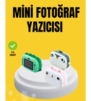 Mey İthalat® Baskı Kamera – Çift Lensli, Anında Baskı 10X Zoom Özellikli Dijital Fotoğraf Makinesi