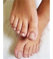 Nude Model 20'li Ayak Takma Tırnak