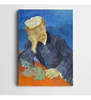 Vincent Van Gogh Dr Paul Gachet Kanvas Tablo