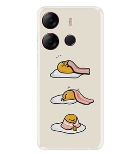 Infınıx Spark Go 2023 Kılıf Resimli Desenli Baskılı Silikon Sweety Egg 1322