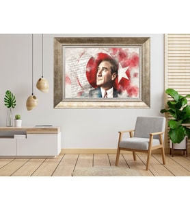 Gümüş Çerçeveli Tablo nb1676