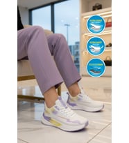 United Colors Of Benetton Lacivert Fileli Hafif Hafızalı Taban Kadın Spor Ayakkabı BNI-11496 G